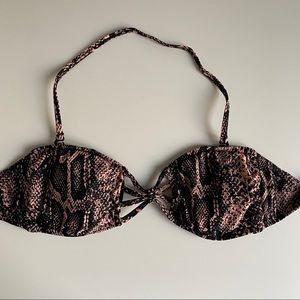 Billabong Snake Skin Pattern Bikini Top